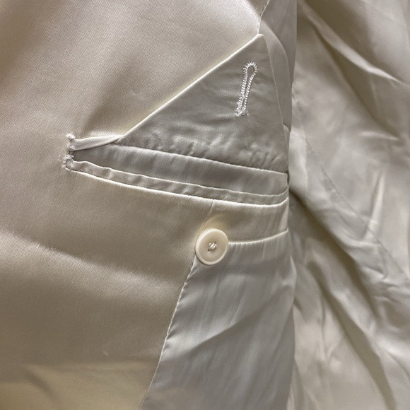 NWOT Helsa Womens S Oversized Blazer Jacket Satin - Picture 6 of 13